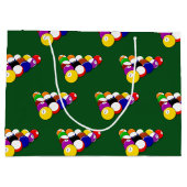 ビリヤード・プール・ボール ラージペーパーバッグ (裏面)