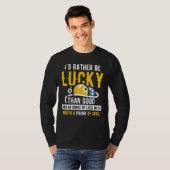 ビリヤード・プールIu2019dは良いよりも運がいい2 Tシャツ (正面フル)