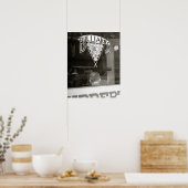 ビリヤード・ホール， 1938.ヴィンテージ写真 ポスター (キッチン)