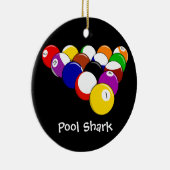 ビリヤード・ボールデザインオーナメント セラミックオーナメント (右)
