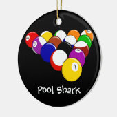 ビリヤード・ボールデザインオーナメント セラミックオーナメント (左)