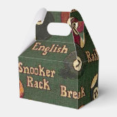 ビリヤード・ボール背景ゲーブル寄せ箱 フェイバーボックス (裏面サイド)