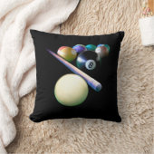 ビリヤード・ボール・キュー・スヌーカー・プール・プレイヤー クッション (ブランケット)