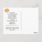 ビリヤード ボール 13歳の誕生日パーティー ポストカード (裏面)