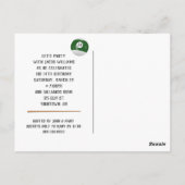 ビリヤード ボール 14歳の誕生日パーティー ポストカード (裏面)