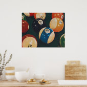 ビリヤード ポスター (キッチン)