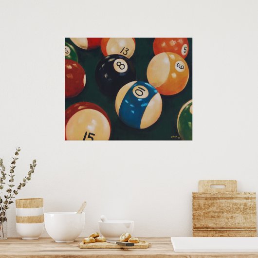 ビリヤード ポスター (キッチン)