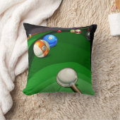 ビリヤード・ラウンジ枕 クッション (ブランケット)