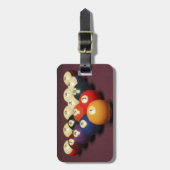 ビリヤード ラゲッジタグ (正面縦)