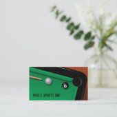 ビリヤード 名刺 (スタンド正面)