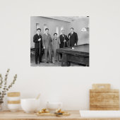 ビリヤード： 1927 ポスター (キッチン)