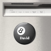 ビリヤード, 8ボールテンプレート マグネット (インサイチュ (食洗機))