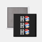 ビリヤードChristmas Santa Hat Pool Hallパーティー マグネット (正面/裏面)