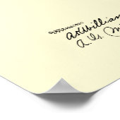 ビリヤードCue特許アートプリント#6 ポスター (角)