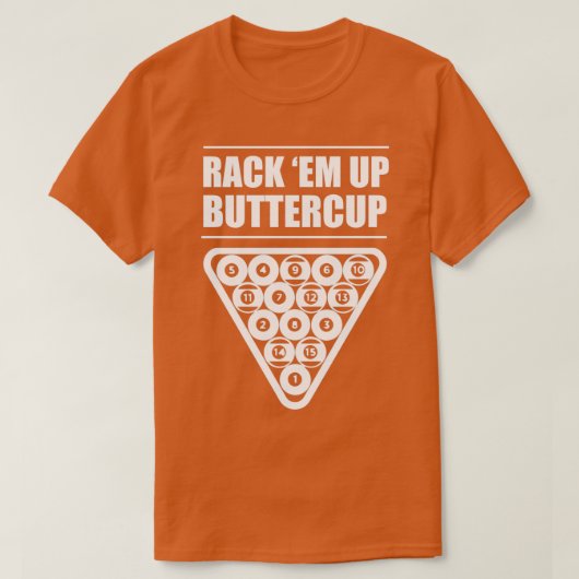 ビリヤードEMアップスヌーカービリヤード Tシャツ (デザイン正面)