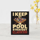 ビリヤードI保マイプール戦略クライテッドレトロ8 カード (黄色い花)