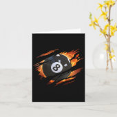 ビリヤードSメンズ8 LlプールSプールリーグ カード (黄色い花)