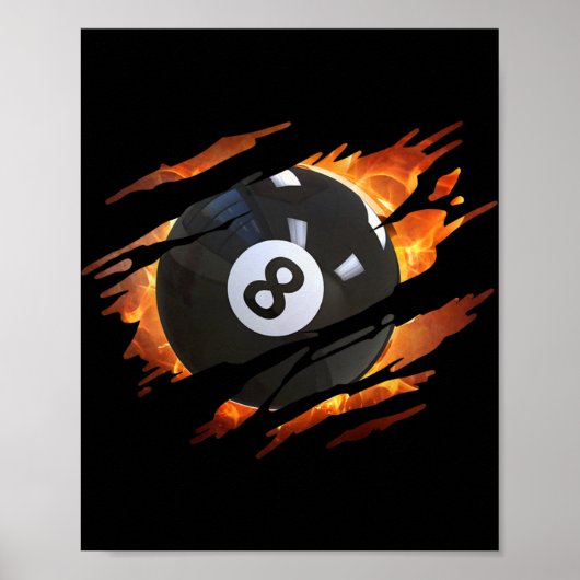 ビリヤードSメンズ8 LlプールSプールリーグ ポスター (正面)