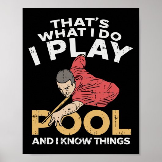 ビリヤードS1 ポスター (正面)