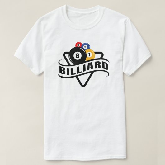ビリヤードTシャツ Tシャツ (デザイン正面)