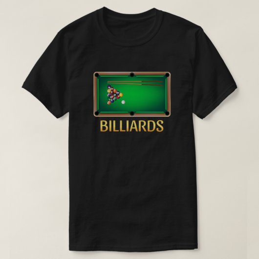 ビリヤードTシャツ Tシャツ (デザイン正面)