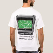 ビリヤードTelestrator Tシャツ (裏面)