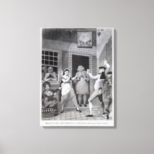 ビリングゲート勝利 キャンバスプリント (正面)