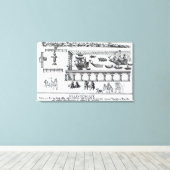 ビリングゲート市場 キャンバスプリント (インサイチュ (ウッドフロア))