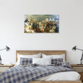 ビリングゲート魚市場 キャンバスプリント (インサイチュ (寝室))