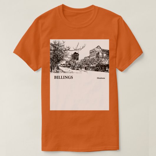 ビリングスモンタナ1 Tシャツ (デザイン正面)