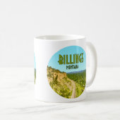 ビリングズモンタナリムロックスヴィンテージ コーヒーマグカップ (正面右)