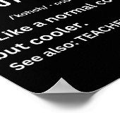 ビリーおもしろいクールズコーチ引用文 ポスター (角)