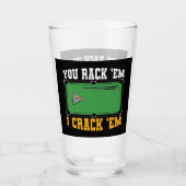 ビリーおもしろいダーズルームワードアート タンブラーグラス (正面)