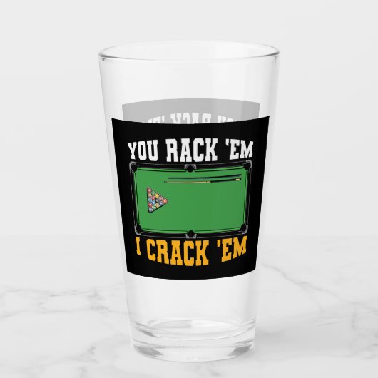 ビリーおもしろいダーズルームワードアート タンブラーグラス (正面)