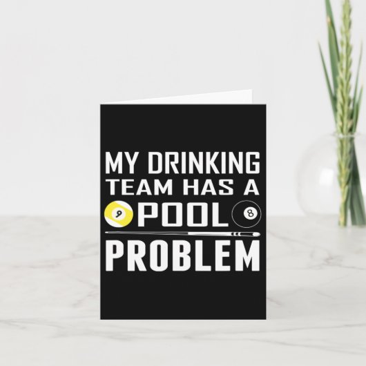 ビリーおもしろいド飲みチームはプールを持っている カード (正面)