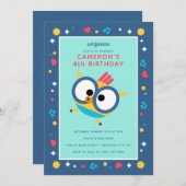 ビリーが出演するLingokidsの誕生日 招待状 (正面/裏面)