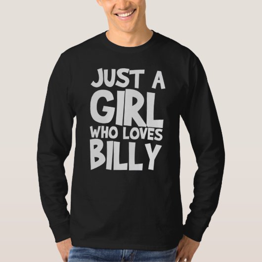 ビリーが大好きな女の子 Tシャツ (正面)