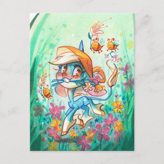 ビリーとミツバチ ポストカード (正面)