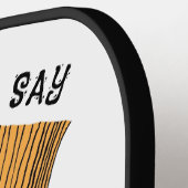 ビリーのピックボールパドル ピックルボールラケット (左詳細)