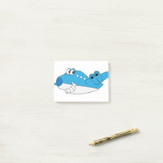 ビリーの青 ポストイット (デスク上)