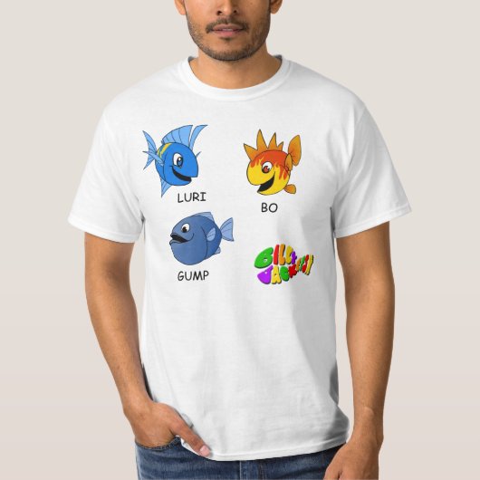 ビリーのJackfishのTシャツLURI、BOおよびGUMP Tシャツ (正面)
