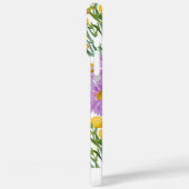 ビリーカスタムボタンとデイジーフローラ開花 Case-Mate iPhoneケース (裏面 / 左)