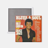 ビリーグリフィン「レトロアート」マガジンマグネット マグネット (正面/裏面)