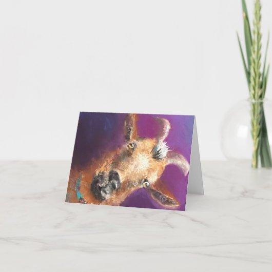 ビリーゴートが目を付けた、キッド！ ノートカード (正面)