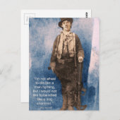 ビリーザキッド引用文 ポストカード (正面/裏面)