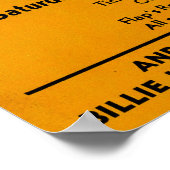 ビリーホリデーカーネギーホールコンサートジャズヴィンテージ ポスター (角)