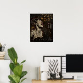 ビリーホリデージャズシンガーポスター ポスター (ホームオフィス)