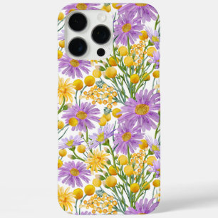 ビリーボタンとデイジーフローラ開花 iPhone 16 PRO MAXケース