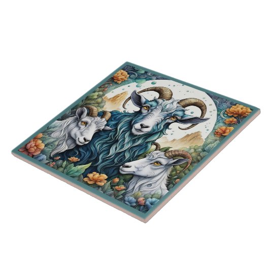 ビリーヤギ粥 タイル (側面)