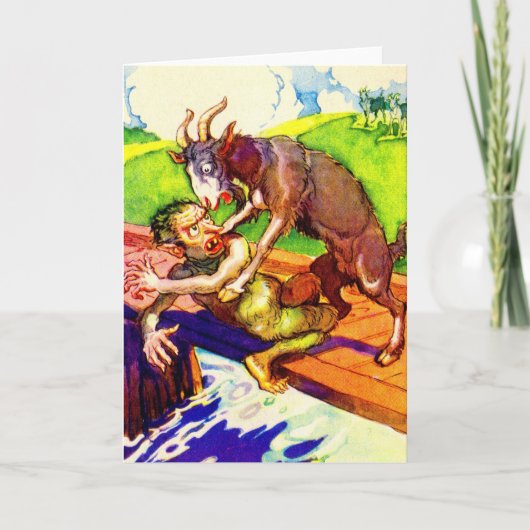 ビリーヤギ·グラフとトロール カード (正面)